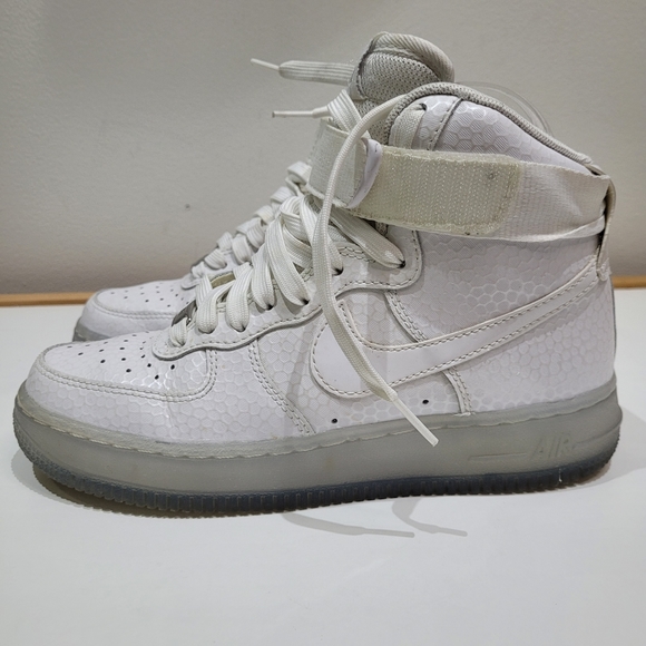 Nike AF1 Hightops,  clear tone sole - Picture 5 of 15